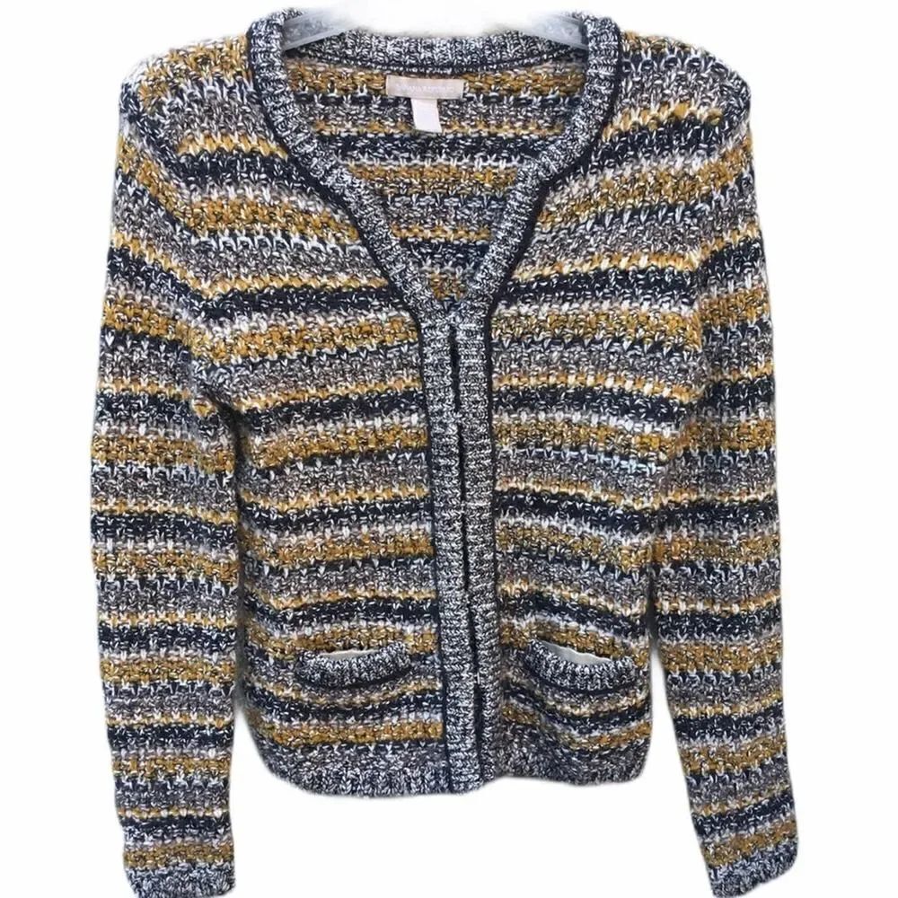 Banana Republic Chunky Knit Wool Blend Cardigan Size Small